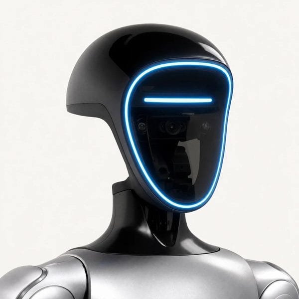 Tête du robot humanoïde Unitree G1 et ses capteurs