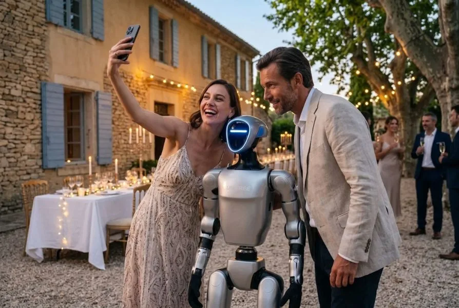 Robot humanoïde en Alpilles
